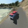 Red/blue Opel Rekord Sedan